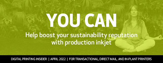 How Production Inkjet Can Help You Achieve Your Sustainability Goals