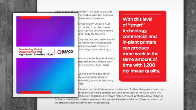 Broadening Market Opportunities with High-Speed Sheetfed Inkjet