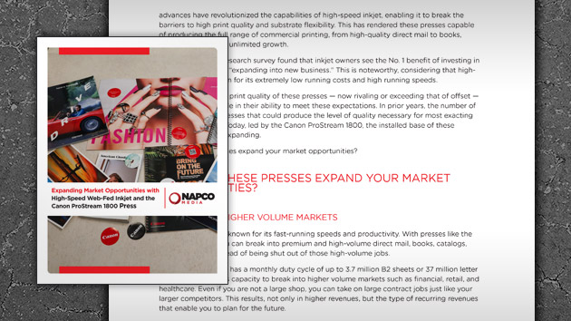 Expanding Market Opportunities with Web-fed Inkjet and the ProStream