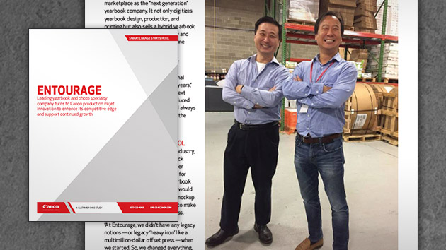 How Entourage Yearbooks Leverages Canon Inkjet Photo Specialty Solutions