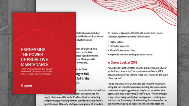 Harnessing the Power of Proactive Maintenance