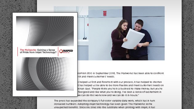 The Mailworks: Gaining a Sense of Pride from Inkjet Technology?